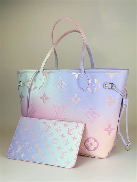 pastel pink louis vuitton bag|louis vuitton neverfull pastel.